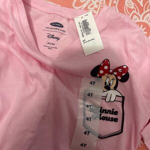 Old Navy Pink Minnie Mouse Tee